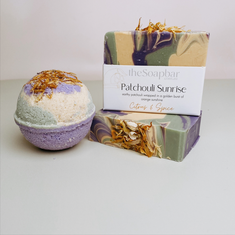 Patchouli Sunrise Bath Bomb